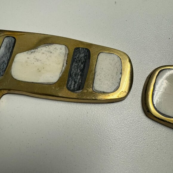 Anthropologie Art Deco Modern Mosaic Hooks - Set of 2 - Picture 3 of 7